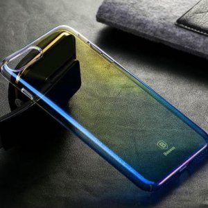 Напівпрозорий чохол Baseus Glaze синій для iPhone 8 Plus/7 Plus