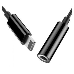 Кабель Baseus L30 Simple Apple Connector To 3.5mm Music Adapter черный