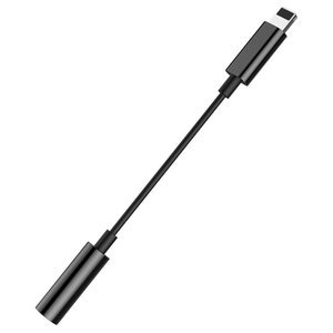 Кабель Baseus L30 Simple Apple Connector To 3.5mm Music Adapter черный