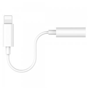 Кабель Baseus L30 Simple Apple Connector To 3.5mm Music Adapter белый