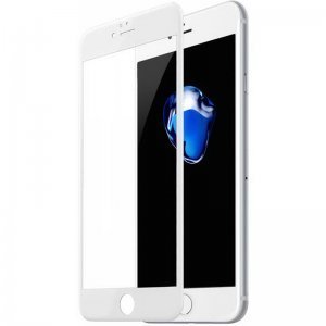 Защитное стекло Baseus 0.3mm All-screen Arc-surface белое для iPhone 6/6S