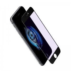 Защитное стекло Baseus Blue Light, защита глаз, черное для iPhone 7