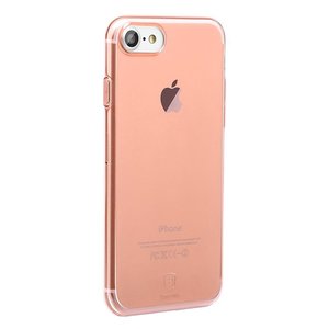 Полупрозрачный чехол Baseus Simple розовый для iPhone 8/7/SE 2020