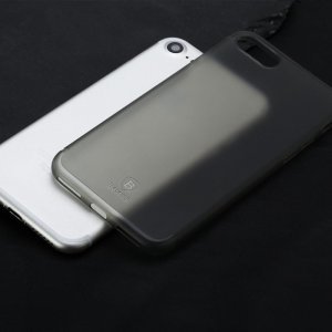 Полупрозрачный чехол Baseus Slim черный для iPhone 8/7/SE 2020
