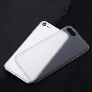 Полупрозрачный чехол Baseus Slim белый для iPhone 8/7/SE 2020