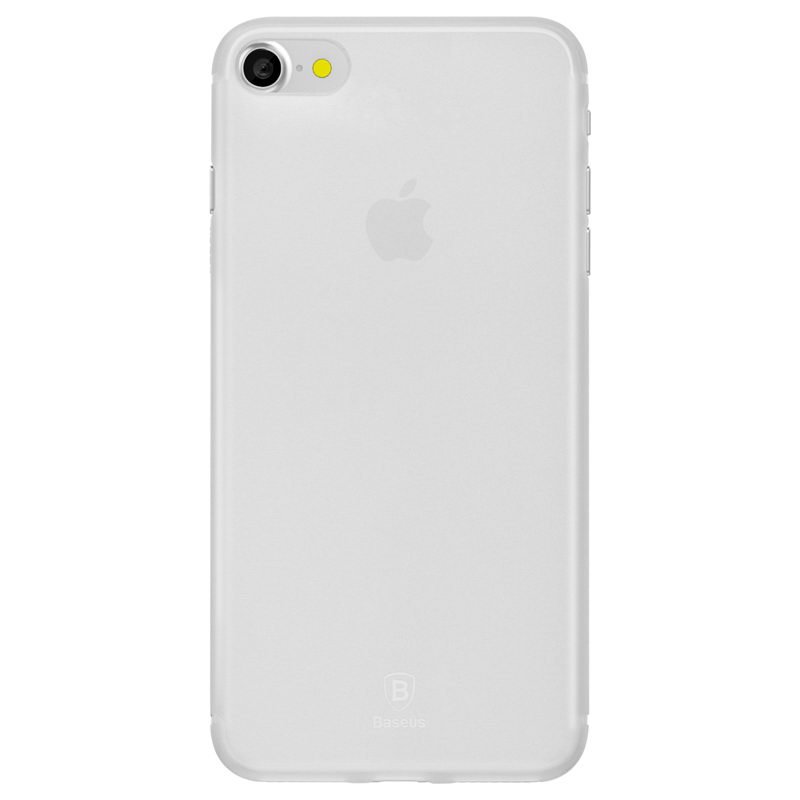 Напівпрозорий чохол Baseus Slim білий для iPhone 8/7/SE 2020
