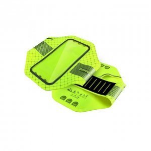 Спортивный чехол на бицепс Baseus Ultra-thin Sports Armband зеленый для смартфонов до 4.7"