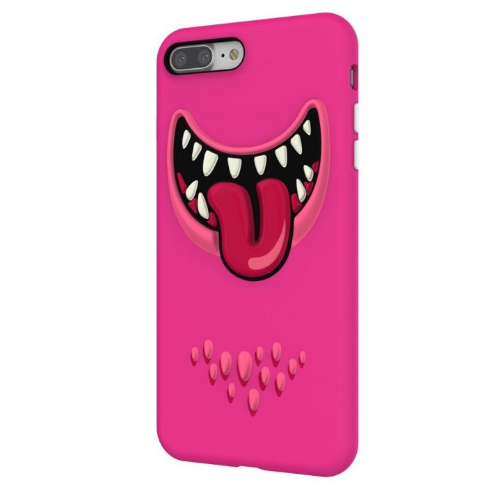 3D чохол із малюнком SwitchEasy Monsters рожевий для iPhone 8 Plus/7 Plus