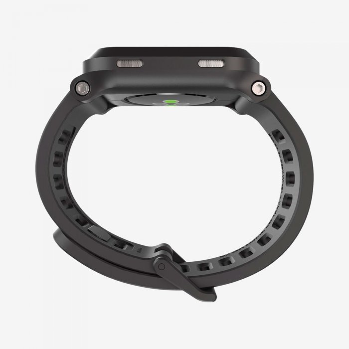 Чехол-ремешок для Apple Watch - LunaTik EPIK 2 черный поликарбонат + черный силиконовый ремешок Чехол-ремешок для Apple Watch - LunaTik EPIK 2 черный поликарбонат + черный силиконовый ремешок