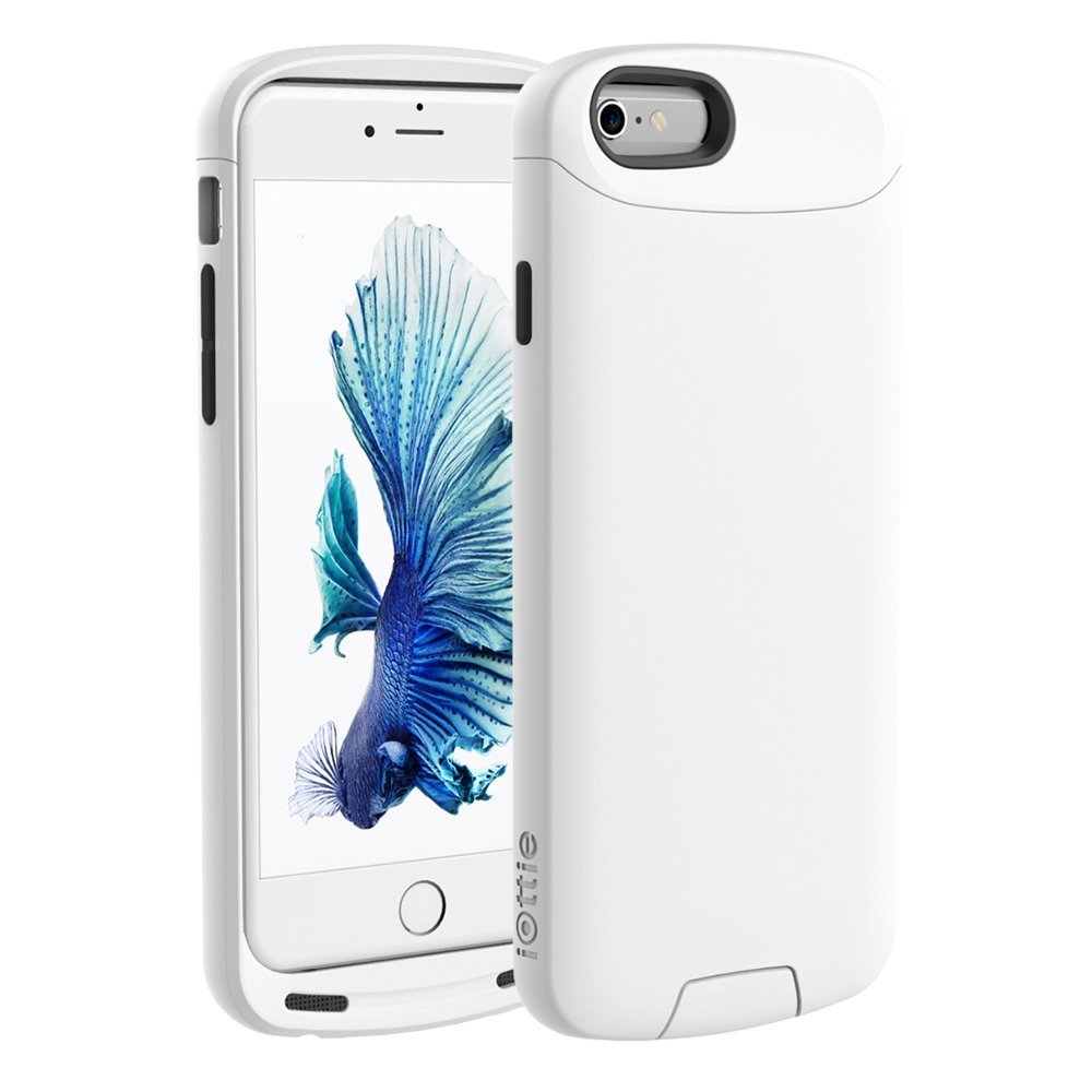 Чехол-накладка для беспроводной зарядки Apple iPhone 6/6S - iOttie iON Wireless Qi Charging Receiver белый