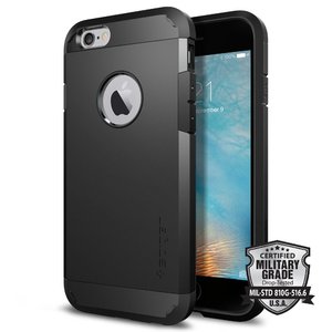 Чехол-накладка для Apple iPhone 6/6S - SGP Tough Armor чёрный