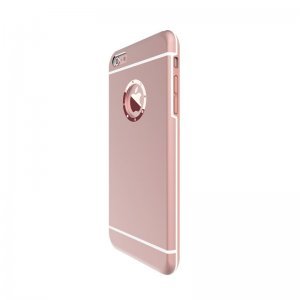 Чехол-накладка для iPhone 6 Plus/6S Plus - iBacks Armour Crystal Diamond Cartier розовый
