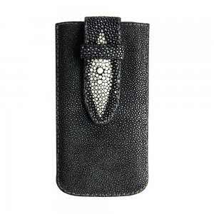 Кожаный чехол (карман) SkinsUA Ramp черный для iPhone 6/6S/7