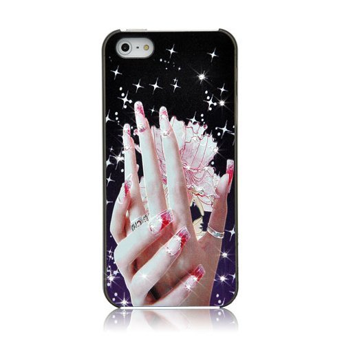 Чехол со стразами Kindtoy Hands для iPhone 5/5S/SE