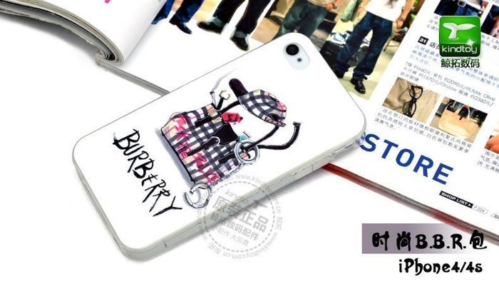 Чехол-накладка для Apple iPhone 5/5S - Kindtoy Brands Burberry Чехол-накладка для Apple iPhone 5/5S - Kindtoy Brands Burberry