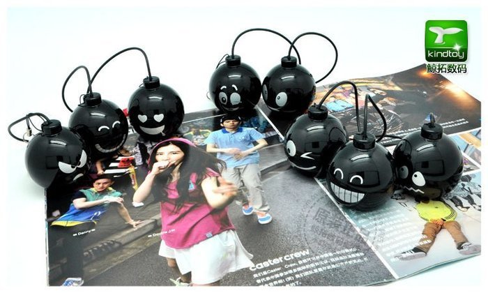 Портативна колонка Kindtoy Bomb Loving чорна