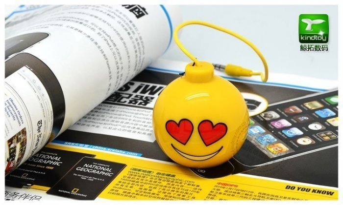 Портативна колонка Kindtoy Bomb Loving жовта Портативна колонка Kindtoy Bomb Loving жовта