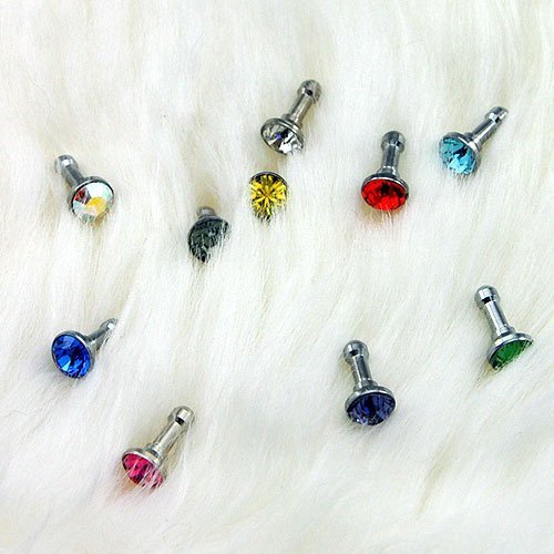 Заглушка для разъема 3,5 мм - Kindtoy Diamond синяя