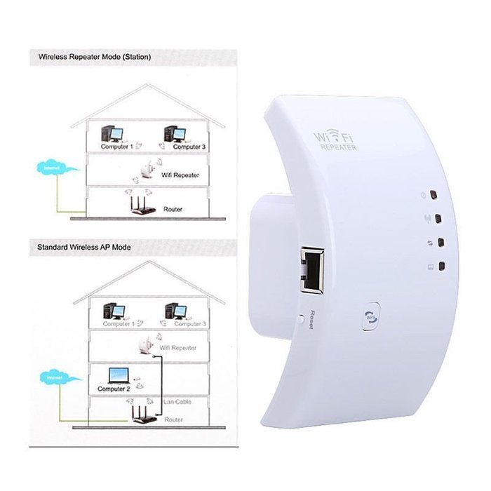 Бездротовий ретранслятор підсилювач Wi-Fi сигналу 300Mbps з функцією WPS Бездротовий ретранслятор підсилювач Wi-Fi сигналу 300Mbps з функцією WPS