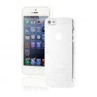 Чехол-накладка для Apple iPhone 5C - Transparent Plastic & TPU Combo белый