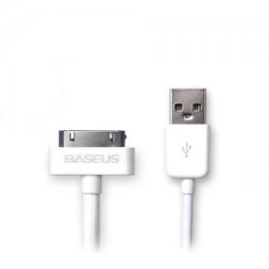 Кабель BASEUS 30-pin для Apple iPad/iPhone/iPod белый