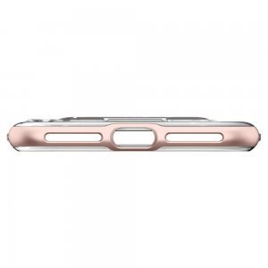 Чехол с подставкой Spigen Crystal Hybrid прозрачный + розовый для iPhone 8 Plus/7 Plus