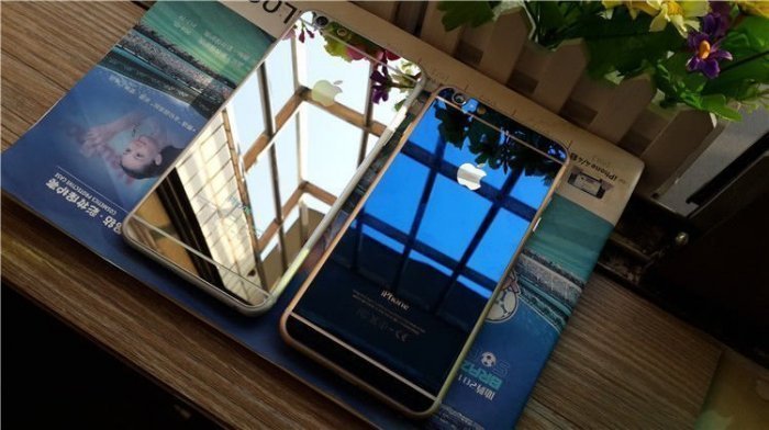 Защитное стекло для Apple iPhone 6 - зеркальное, золотистое Защитное стекло для Apple iPhone 6 - зеркальное, золотистое