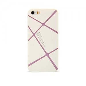 Чехол-накладка для Apple iPhone 5/5S - Cococ Lines белый