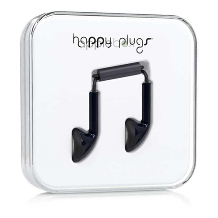 Наушники Happy Plugs Earbud чёрные