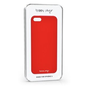 Чехол-накладка для Apple iPhone 5S/5 - Happy Plugs Ultra Thin красный