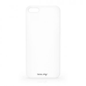 Ультратонкий чехол Happy Plugs белый для iPhone 5/5S/SE