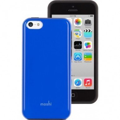 Пластиковий чохол Moshi iGlaze Remix синій для iPhone 5C