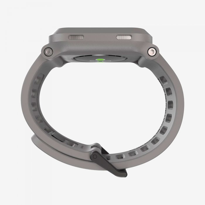 Чехол-ремешок для Apple Watch - LunaTik EPIK 2 серый поликарбонат + серый силиконовый ремешок Чехол-ремешок для Apple Watch - LunaTik EPIK 2 серый поликарбонат + серый силиконовый ремешок