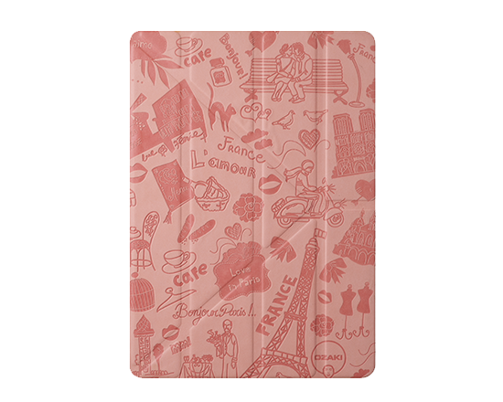 Чохол-книжка для Apple iPad Air/Air 2 - Ozaki O!coat Travel Paris рожевий
