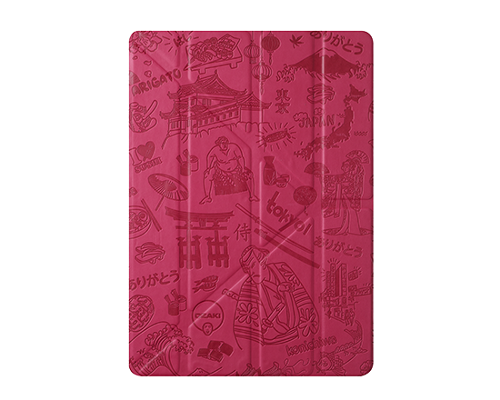 Чохол-книжка для Apple iPad Air/Air 2 - Ozaki O!coat Travel Tokyo рожевий