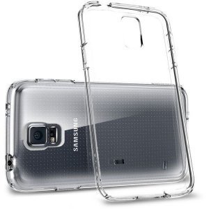Чехол-накладка для Samsung Galaxy S5 - Spigen Ultra Fit Capsule прозрачный