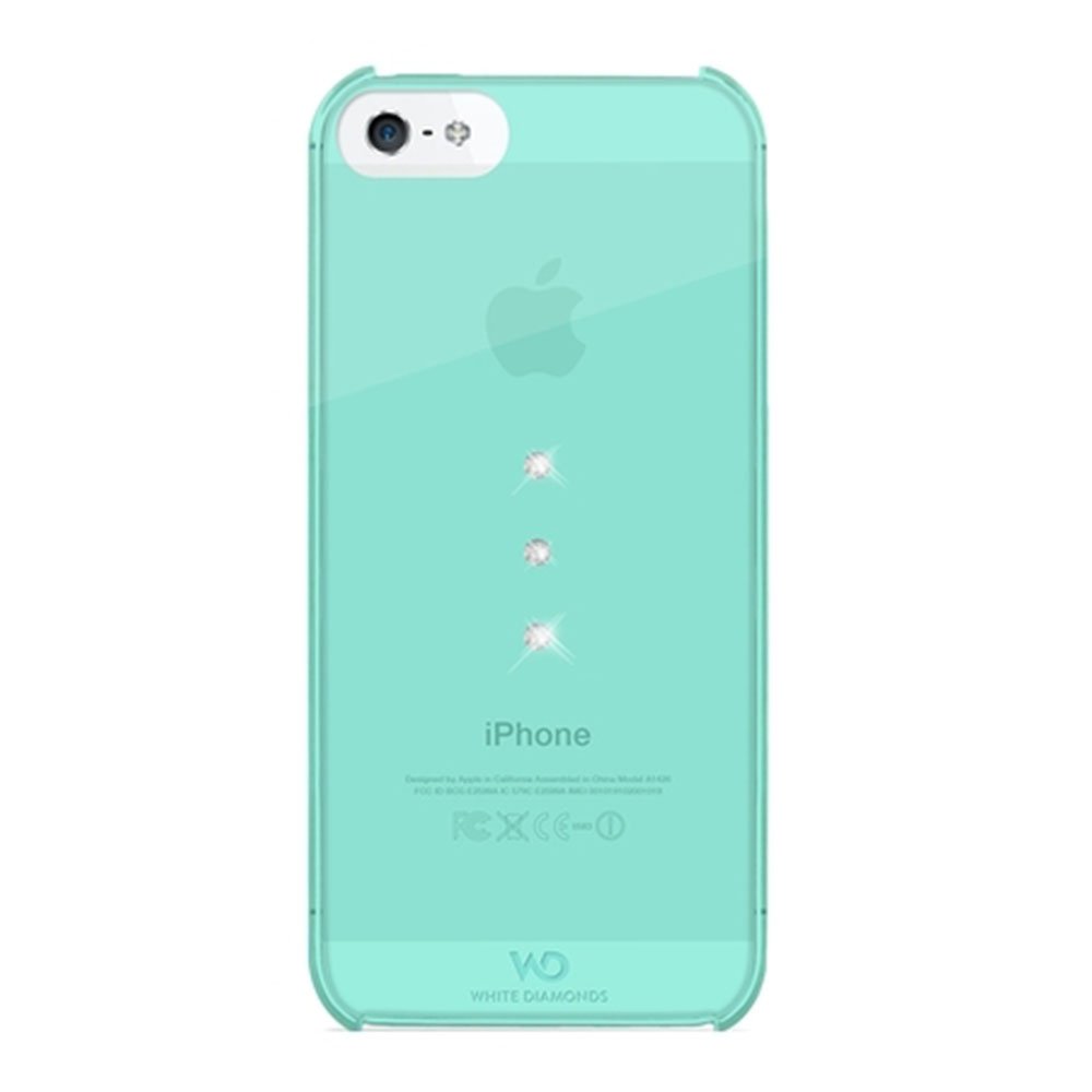 Чохол-накладка White Diamonds Trinity блакитний для iPhone 5/5S/SE