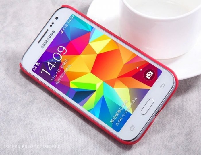 Чохол-накладка Samsung Galaxy Core Prime G360 - Nillkin Super Frosted Shield червоний