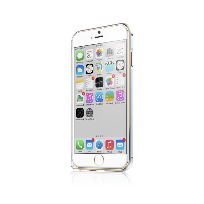 Чехол-бампер для Apple iPhone 6 - Cross серебристый Чехол-бампер для Apple iPhone 6 - Cross серебристый