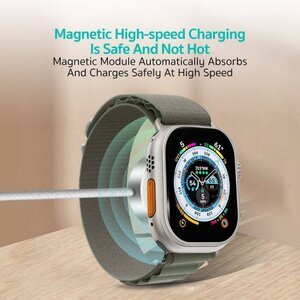 Зарядний кабель COTECi Magnetic High Speed Charger 1M (26001) для Apple Watch