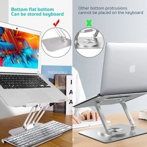 Підставка для ноутбука COTECi SD-60 Swivel срібна (52012)