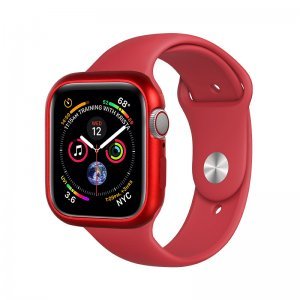 Магнитный чехол Coteetci красный для Apple Watch 4/5/6/SE 44mm