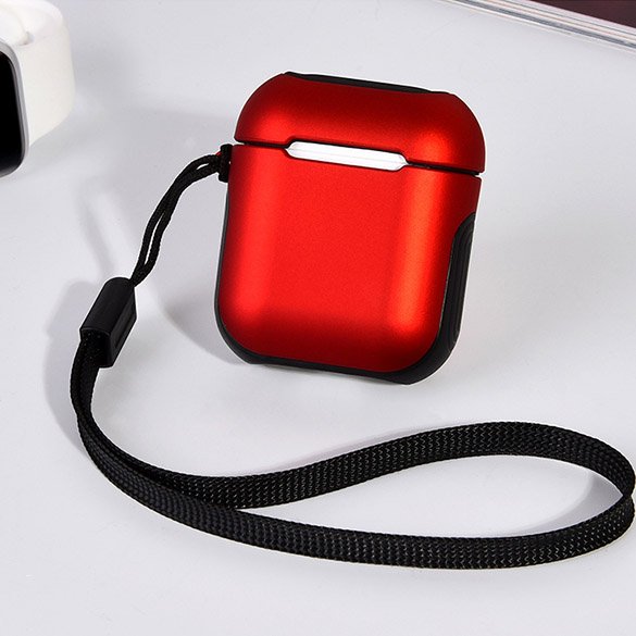 Защитный чехол Coteetci Armor красный + черный для Apple AirPods Защитный чехол Coteetci Armor красный + черный для Apple AirPods