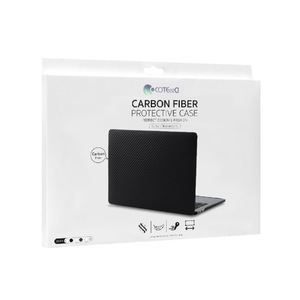 Накладка COTEetCI Carbon Pattern черная для MacBook Air 13" (A1932/A2179/A2337) 2020 (11005-BK)