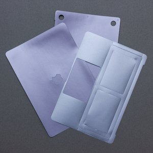 Набор защитных пленок на корпус COTEetCI Fuselage Film Set фиолетово-серый для MacBook Pro 13" 2020 (MB1096-GY)