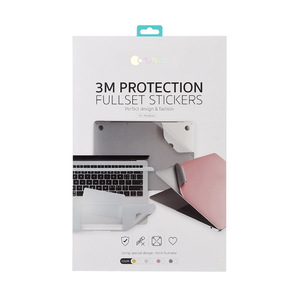 Набор защитных пленок на корпус COTEetCI Fuselage Film Set фиолетово-серый для MacBook Air 13" 2020 (MB1095-GY)