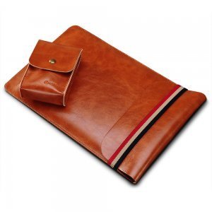 Чехол (карман) Coteetci Leather Bag для ноутбуков диагональю 13" коричневый