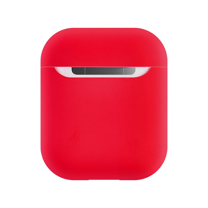 Силиконовый чехол Coteetci Liquid красный для Apple AirPods