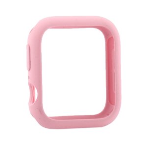 Силиконовый чехол Coteetci Liquid Case розовый для Apple Watch 4/5/6/SE 44mm