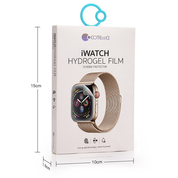 Защитная пленка Coteetci Lyogel для Apple Watch 4 40мм Защитная пленка Coteetci Lyogel для Apple Watch 4 40мм
